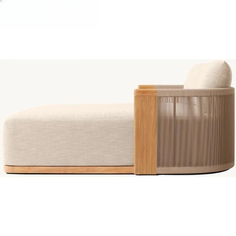 Tumbona de teca para patio, ca - Outdoor Daybed Furniture reseña y precio
