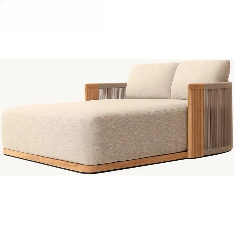 Tumbona de teca para patio, ca - Outdoor Daybed Furniture reseña y precio